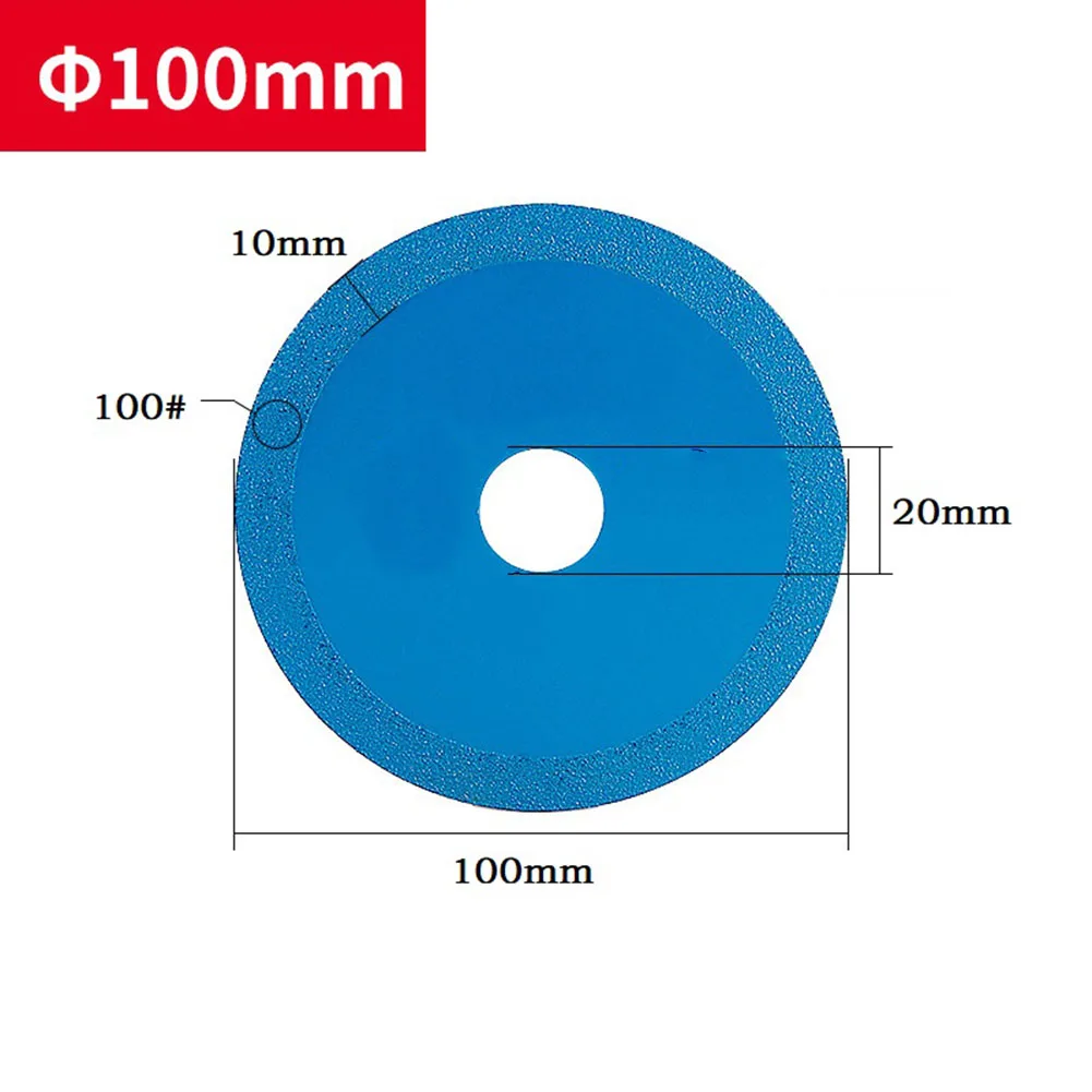 1pcs 100*10mm Diamond Cutting Disc Saw Blades For Marble Ceramic Tile Cast Iron Vitrified Brick Jade Power Tool Accessories
1pcs 100*10mm Diamond Cutting Disc Saw Blades For Marble Ceramic Tile Cast Iron Vitrified Brick Jade Power Tool Accessories