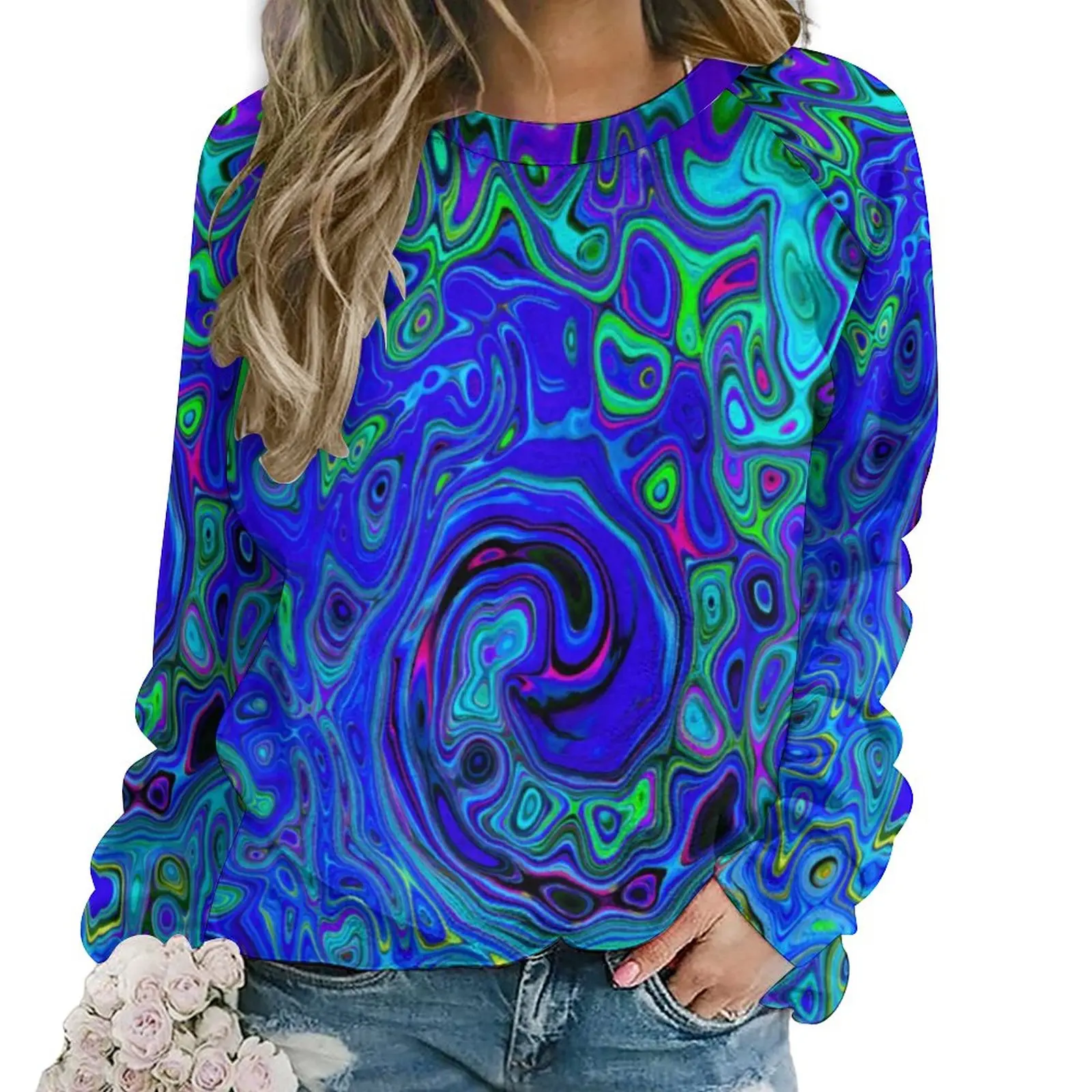 Hippy Violet Print Hoodies Autumn Abstract Liquid Swirl Streetwear Oversized Hoodie Female Long Sleeve Funny Custom Casual Top
Hippy Violet Print Hoodies Autumn Abstract Liquid Swirl Streetwear Oversized Hoodie Female Long Sleeve Funny Custom Casual Top