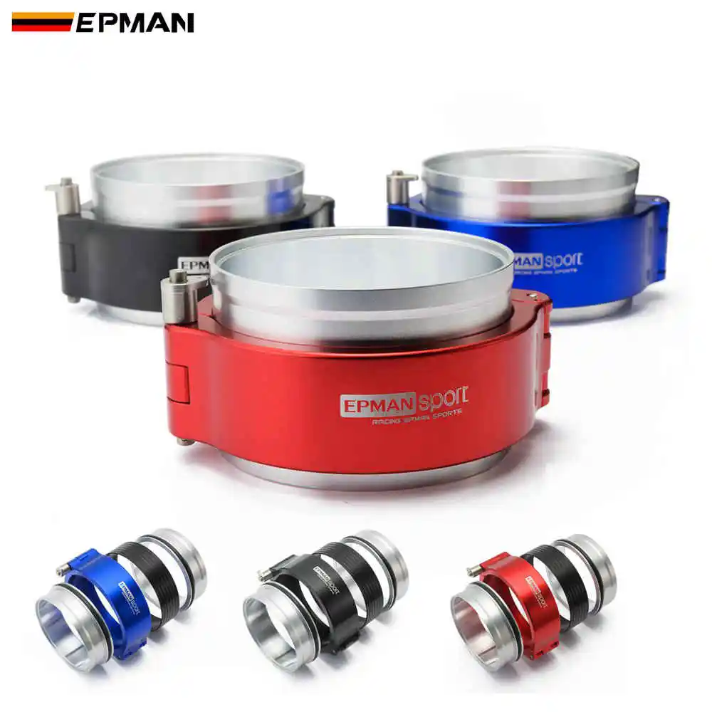 EPMAN HD Exhaust V-Band Clamp w Flange For 3.5" 89mm Radiator Hose Wastegate Flanges Turbo Dump Pipe EPSS89KB
EPMAN HD Exhaust V-Band Clamp w Flange For 3.5" 89mm Radiator Hose Wastegate Flanges Turbo Dump Pipe EPSS89KB