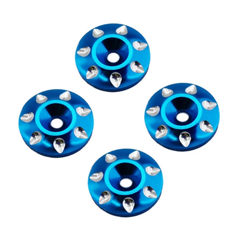 4X Metal Tail Wing M3 Screws Washers for 1/8 1/10 Scale Off Road Buggy Truck RC Cars,Blue
4X Metal Tail Wing M3 Screws Washers for 1/8 1/10 Scale Off Road Buggy Truck RC Cars,Blue