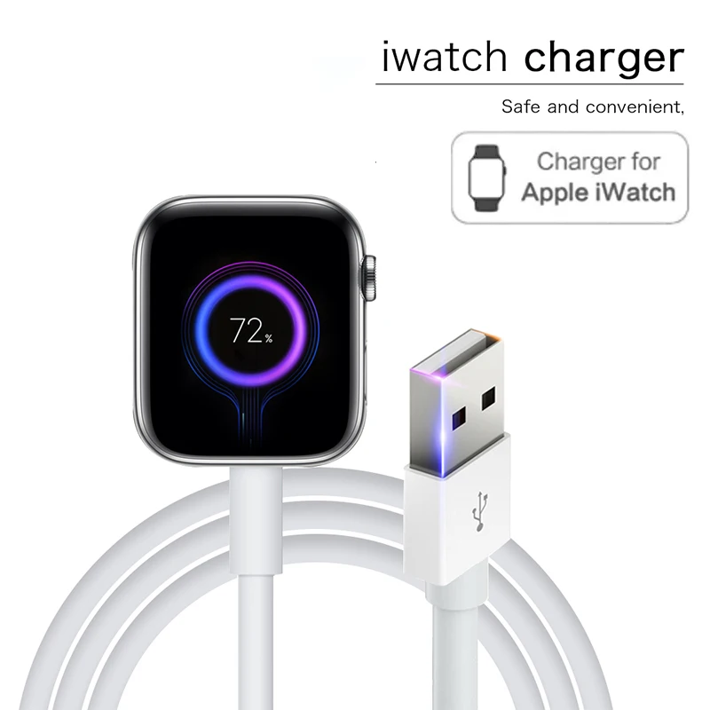 Portable Wireless Charger for IWatch 6 SE 5 4 Magnetic Charging Dock Station USB Charger Cable for Apple Watch Series 5 4 3 2 1
Portable Wireless Charger for IWatch 6 SE 5 4 Magnetic Charging Dock Station USB Charger Cable for Apple Watch Series 5 4 3 2 1