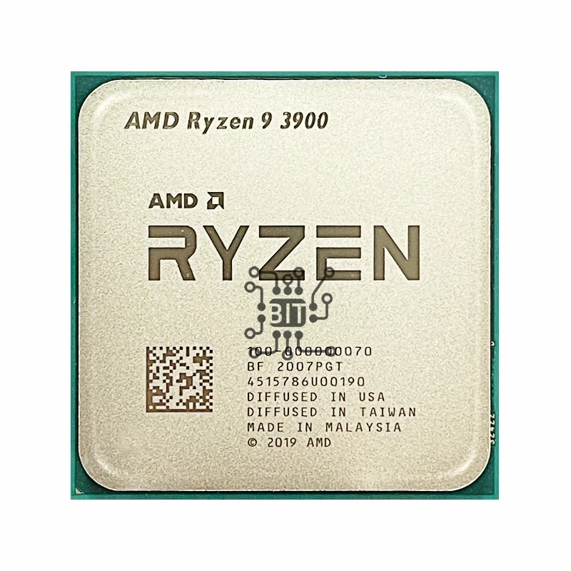 

AMD Ryzen 9 3900 R9 3900 3.1 GHz Twelve-Core 24-Thread CPU Processor 65W 7NM L2=6M L3=64M Socket AM4
