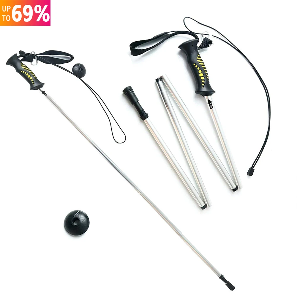 Portable Trekking Poles Folding Camping Hiking Stick Collapsible Hiking Poles Trekking Stick Walking Poles Nordic Walking Sticks
Portable Trekking Poles Folding Camping Hiking Stick Collapsible Hiking Poles Trekking Stick Walking Poles Nordic Walking Sticks
