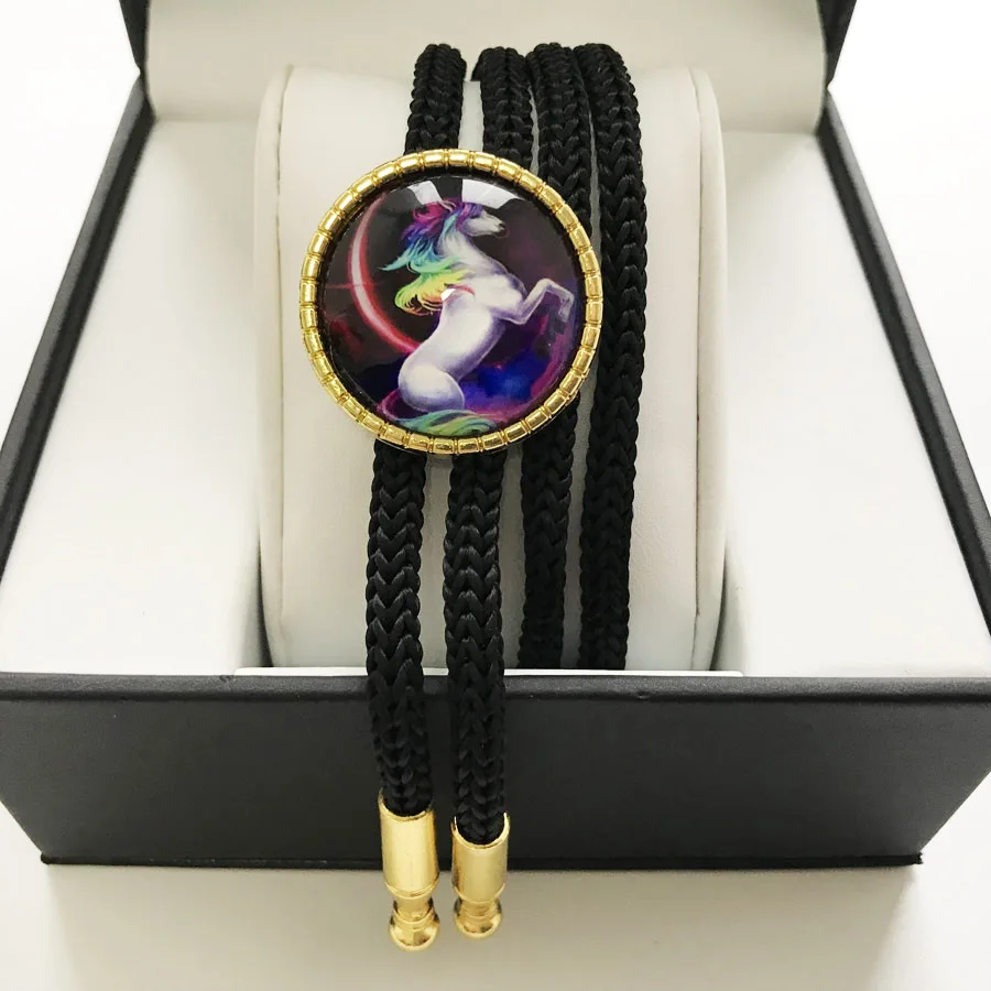 Rainbow Unicorn Unique Designer Bolo Tie Cowboy Fashion Jewelry Bow Ties Neck Wear Office Clothing Necklace
Rainbow Unicorn Unique Designer Bolo Tie Cowboy Fashion Jewelry Bow Ties Neck Wear Office Clothing Necklace