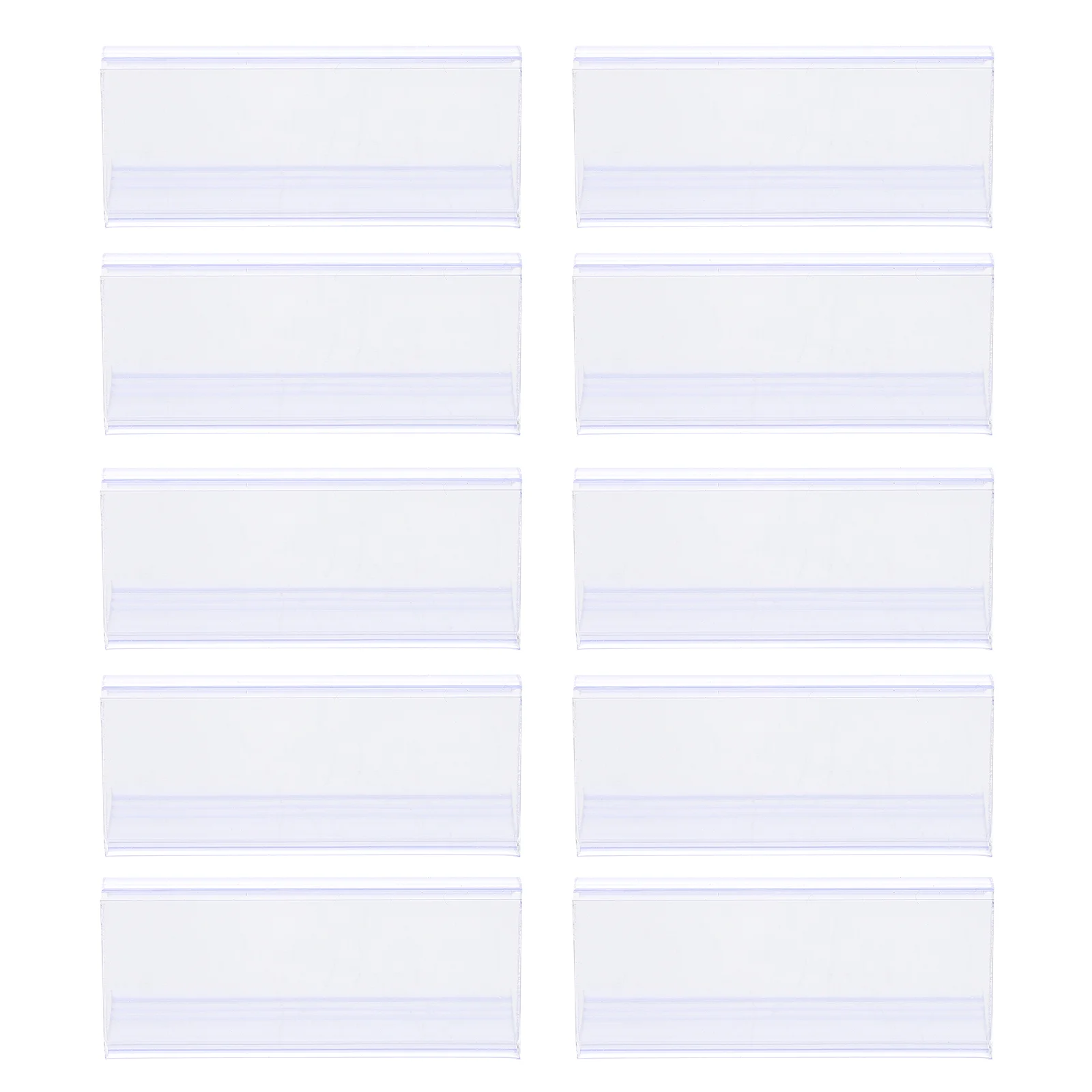 20pcs Price Holders Transparent Useful Price Label Holder Price Display Stand for Retail Shop Market
20pcs Price Holders Transparent Useful Price Label Holder Price Display Stand for Retail Shop Market