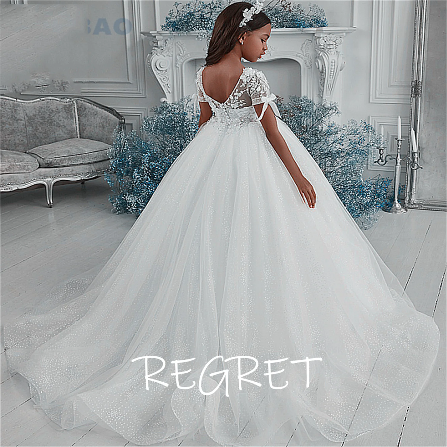 Весенние детские кружевные сетчатые платья в пол для девочек на день рождения с цветами для первого причастия 
Весенние детские кружевные сетчатые платья в пол для девочек на день рождения с цветами для первого причастия