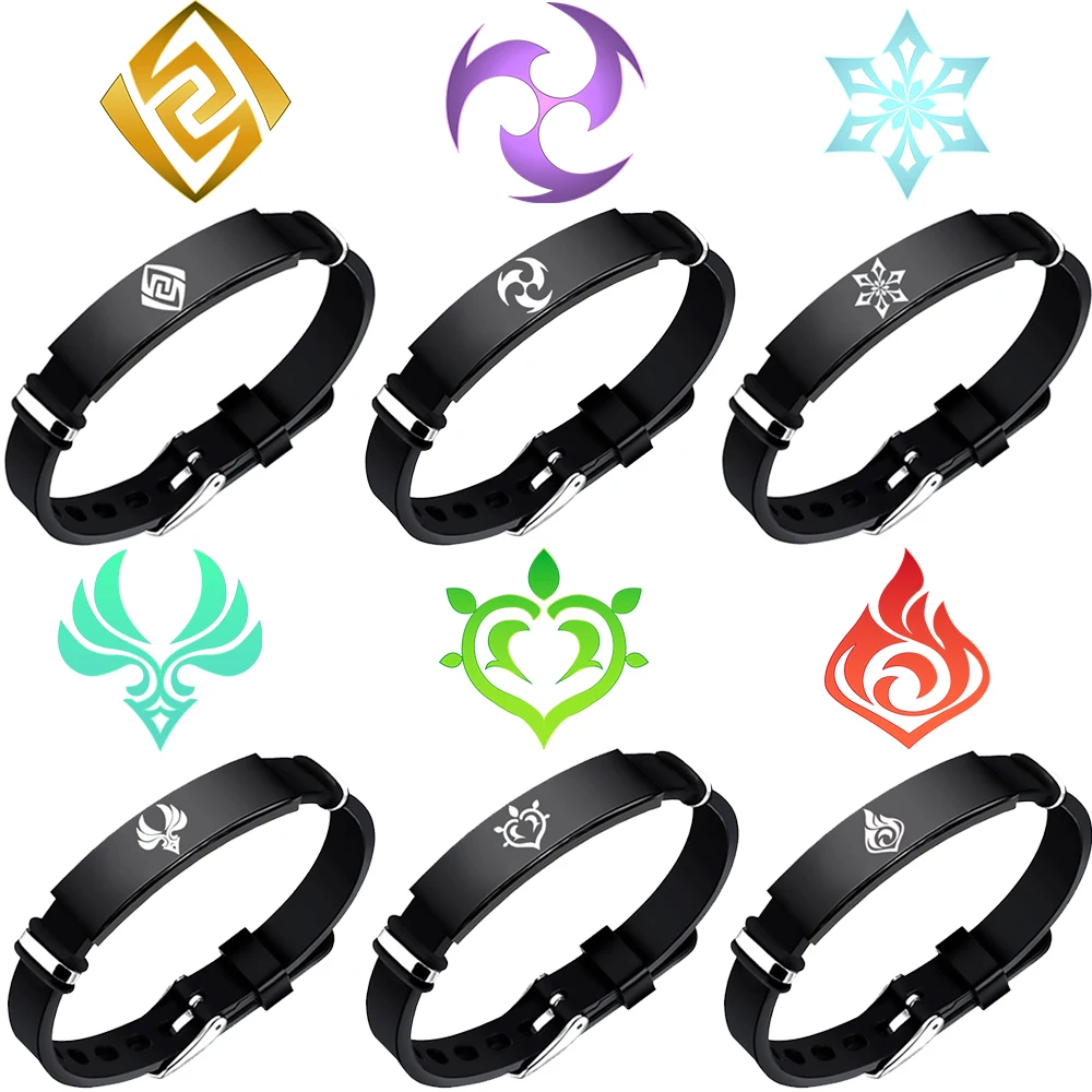 Genshin Impact Vision Stainless Steel Bracelet God Of Eye Pyro Cryo Electro Anemo Geo Hydro Dendro Bracelet Women Men Game Gift
Genshin Impact Vision Stainless Steel Bracelet God Of Eye Pyro Cryo Electro Anemo Geo Hydro Dendro Bracelet Women Men Game Gift