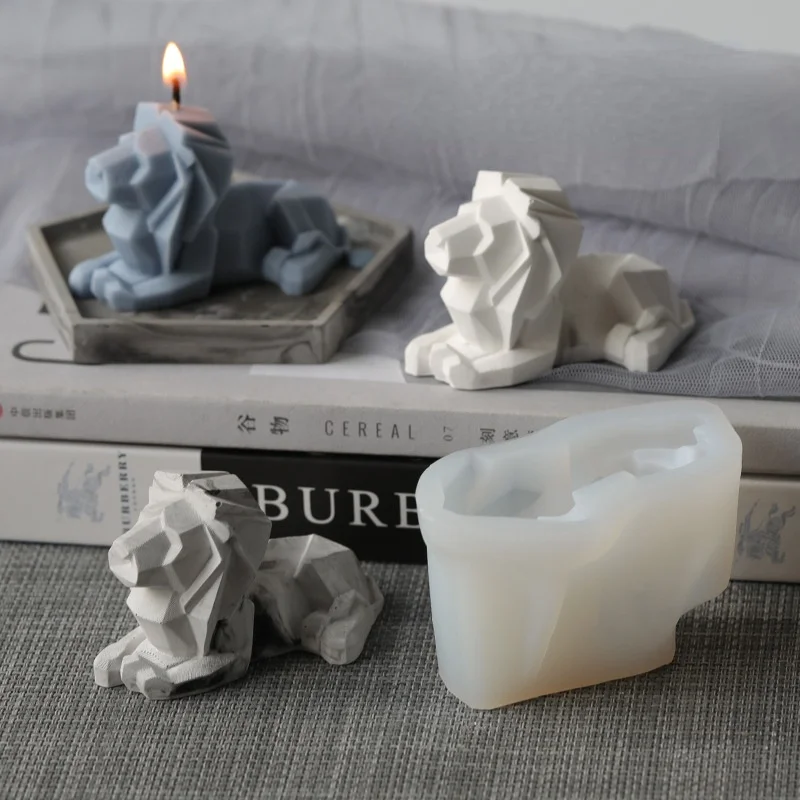 DIY Geometric Lion Candle Silicone Moulds Animal Shaped Soap Moulds Handmade Candle Making Moulds Gifts Home Decorations
DIY Geometric Lion Candle Silicone Moulds Animal Shaped Soap Moulds Handmade Candle Making Moulds Gifts Home Decorations