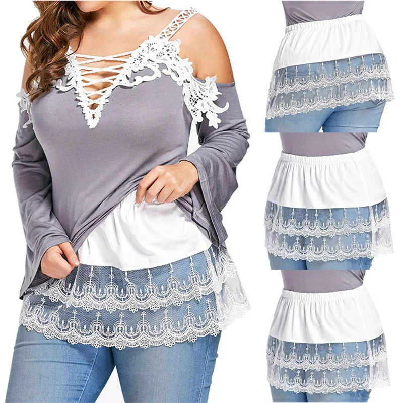 New Shirt Extenders Adjustable Layering Fake Tops Lower Sweep Hem with Elastic Waist Band Mini Skirt Hemline Fashion
New Shirt Extenders Adjustable Layering Fake Tops Lower Sweep Hem with Elastic Waist Band Mini Skirt Hemline Fashion