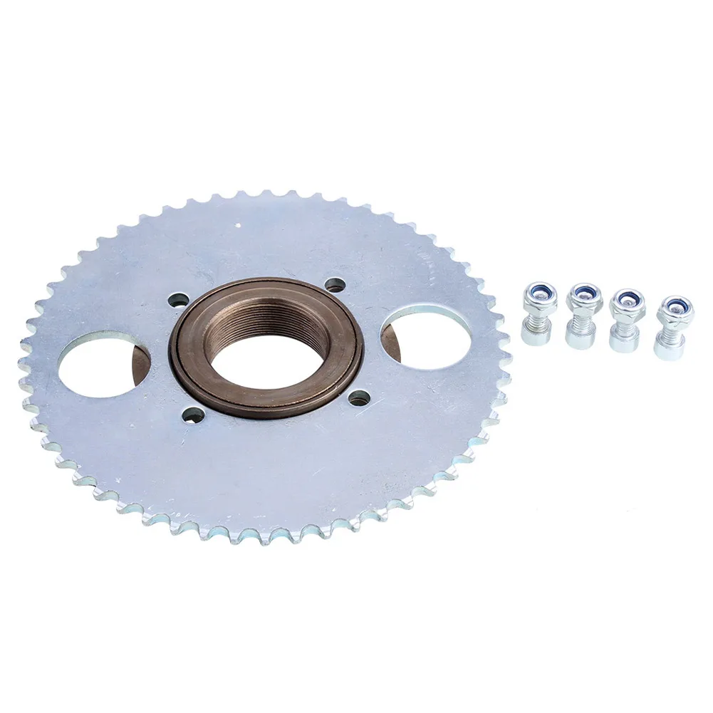 Scooter Rear Wheel T8F 44T 4 Hole Sprocket Chain Drive Gear+Freewheel Adapter Durable Steel Scooter Accessories Parts
Scooter Rear Wheel T8F 44T 4 Hole Sprocket Chain Drive Gear+Freewheel Adapter Durable Steel Scooter Accessories Parts