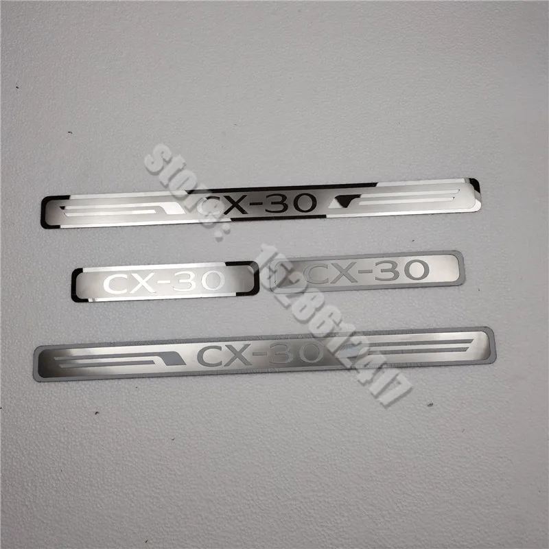 Car Accessorise Stainless Steel Door Sill Car Door Sill Protector Scuff Plate For MAZDA CX-30 CX30 2019-2020 Door sills stickers
Car Accessorise Stainless Steel Door Sill Car Door Sill Protector Scuff Plate For MAZDA CX-30 CX30 2019-2020 Door sills stickers