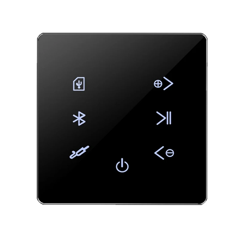 2X Bluetooth Amplifier In Wall USB SD Card Music Panel Smart Home Background Audio System Stereo Hotel Restaurant(Black)
2X Bluetooth Amplifier In Wall USB SD Card Music Panel Smart Home Background Audio System Stereo Hotel Restaurant(Black)