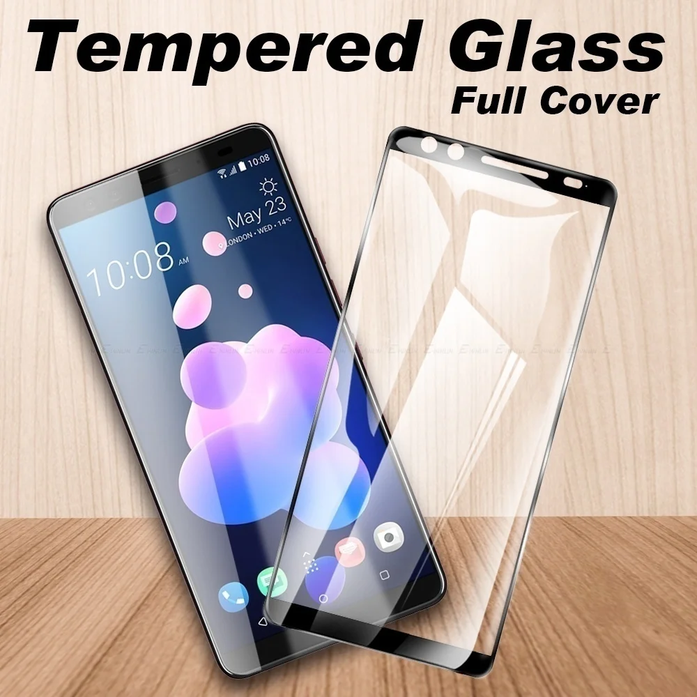 

Full Cover Tempered Glass For HTC Desire 20 Pro 19s 19 12s 12 U20 U19e U12 U11 Plus X10 Screen Protector Protective Film