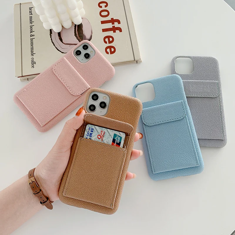 Luxury leather Card package Bracket phone case for Apple iPhone 11 12 Pro Max Mini XR X XS 7 8 Plus SE high quality back cover
Luxury leather Card package Bracket phone case for Apple iPhone 11 12 Pro Max Mini XR X XS 7 8 Plus SE high quality back cover