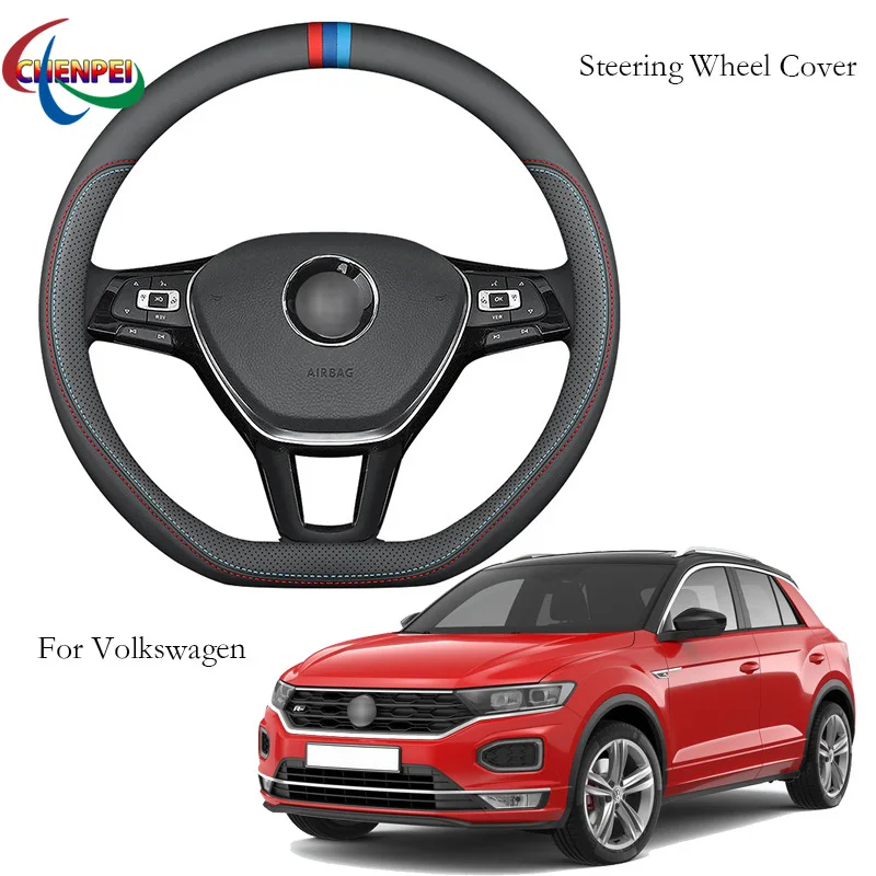 For Volkswagen VW TACQUA Tharu Tiguan X T-Cross Viloran CC T-ROC Polo Plus Golf 8 Suede Steering Wheel Cover Car Accessories
For Volkswagen VW TACQUA Tharu Tiguan X T-Cross Viloran CC T-ROC Polo Plus Golf 8 Suede Steering Wheel Cover Car Accessories