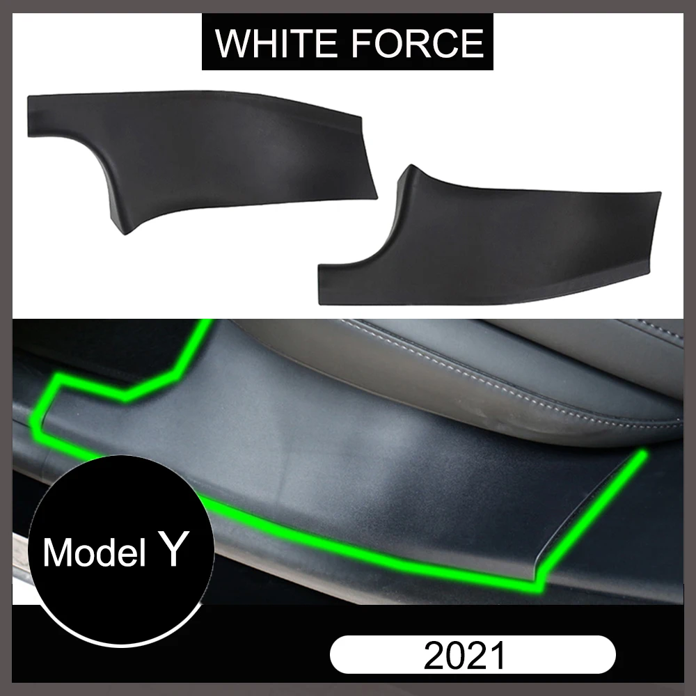 For Tesla Model Y 2021 Rear Door Sill Pad Leather Protective Anti Kick Mat Protection Accessories Interior Decoration Trim Refit
For Tesla Model Y 2021 Rear Door Sill Pad Leather Protective Anti Kick Mat Protection Accessories Interior Decoration Trim Refit