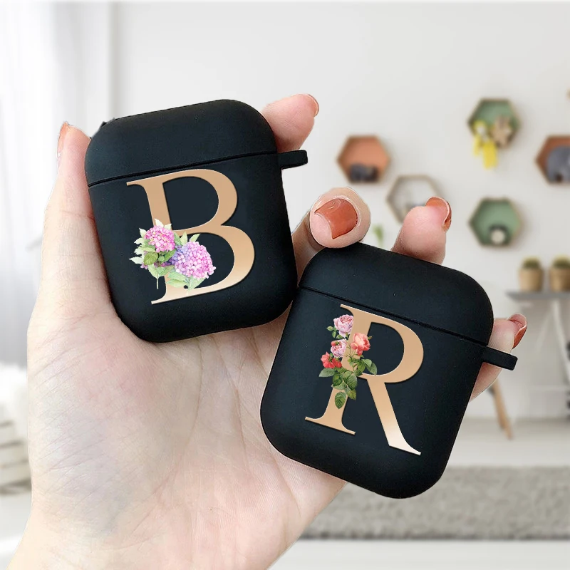 JAVE Flower Letter A-Z Headphone Case For Apple AirPods 1 2 Shockproof Soft Silicone Protection Wireless Air Pods Earphone Cover 
JAVE Flower Letter A-Z Headphone Case For Apple AirPods 1 2 Shockproof Soft Silicone Protection Wireless Air Pods Earphone Cover