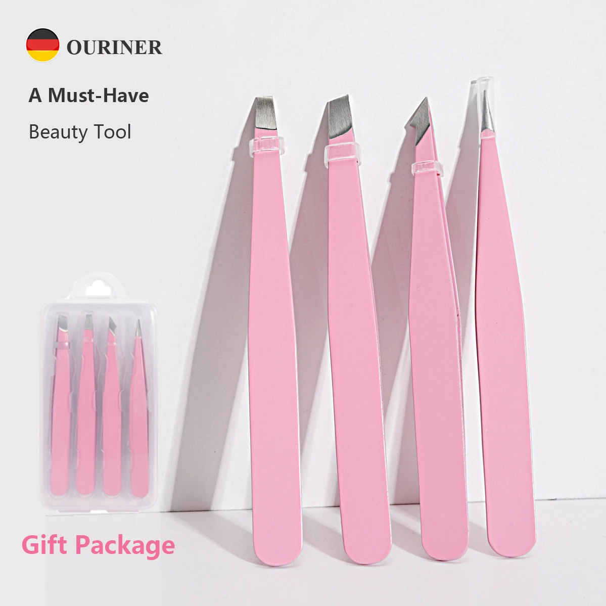 Pink 2/4Pcs High-Quality Eyebrow Tweezer Hair Beauty Fine Hairs Puller Stainless Steel Slanted Brow Clips Removal Makeup Tools
Pink 2/4Pcs High-Quality Eyebrow Tweezer Hair Beauty Fine Hairs Puller Stainless Steel Slanted Brow Clips Removal Makeup Tools