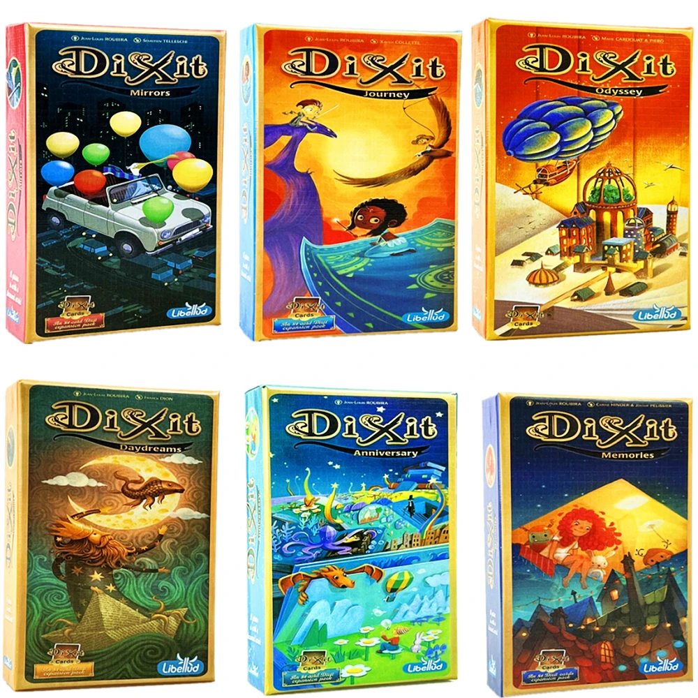 

Dixit Stella Quest English Expansion Board Game for The Whole Family Base Cards Strategy Holiday Humor Family Camping Party Game