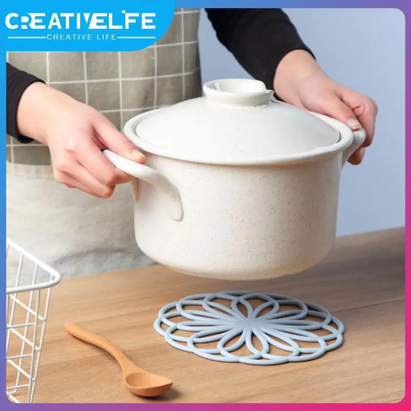 

Home Table Decor Pot Holder Cup Coasters Multi-purpose Non-slip Insulation Mat Coaster Thickened Kitchen Pot Mat Bowl Mat Tpr