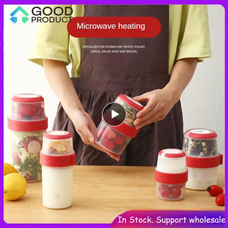 Preservation Box Yogurt Box Fruit Salad Yogurt Box Sturdy Food Container Double-deck Household Travel Storage Jars Storage Items
Preservation Box Yogurt Box Fruit Salad Yogurt Box Sturdy Food Container Double-deck Household Travel Storage Jars Storage Items