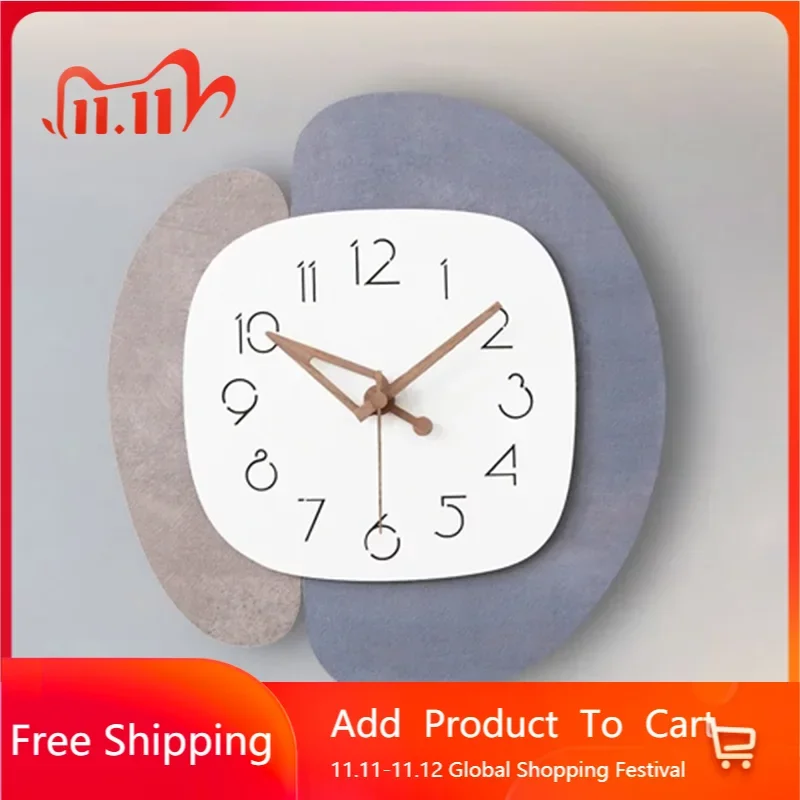 NEW Modern Minimalist Mute Wall Clock Punch-free Clock Atmosphere Nordic Living Room Wall Hanging Home Clock Decorarion ZY50GZ
NEW Modern Minimalist Mute Wall Clock Punch-free Clock Atmosphere Nordic Living Room Wall Hanging Home Clock Decorarion ZY50GZ
