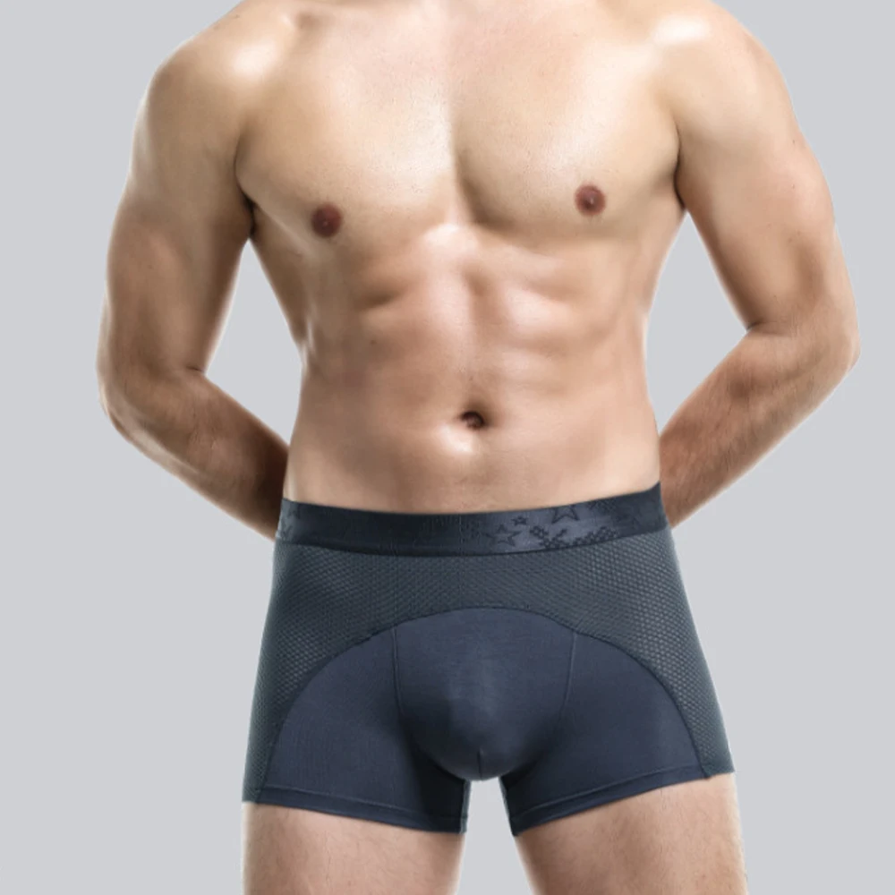 Mens Underwear Mesh Boxers Breathable Panties Men's Ice Silk Thin Boxer Male Panties Modal Trunks Bulge Pouch Male Underpants
Mens Underwear Mesh Boxers Breathable Panties Men's Ice Silk Thin Boxer Male Panties Modal Trunks Bulge Pouch Male Underpants