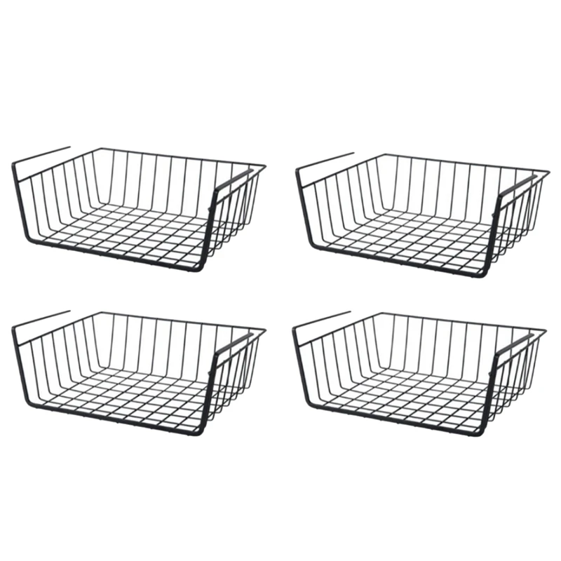 4 Pack Under Shelf Storage Basket Home Storage Slide-In Organizing Basket Under Cabinet Extra Space Added Baskets
4 Pack Under Shelf Storage Basket Home Storage Slide-In Organizing Basket Under Cabinet Extra Space Added Baskets
