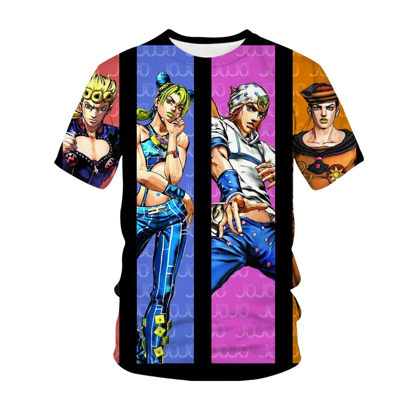 JOJO Bizarre Adventure 3D Printed T-Shirts Anime JOJO Streetwear Men Women Fashion O-Neck T Shirt Harajuku Tees Tops Clothing
JOJO Bizarre Adventure 3D Printed T-Shirts Anime JOJO Streetwear Men Women Fashion O-Neck T Shirt Harajuku Tees Tops Clothing