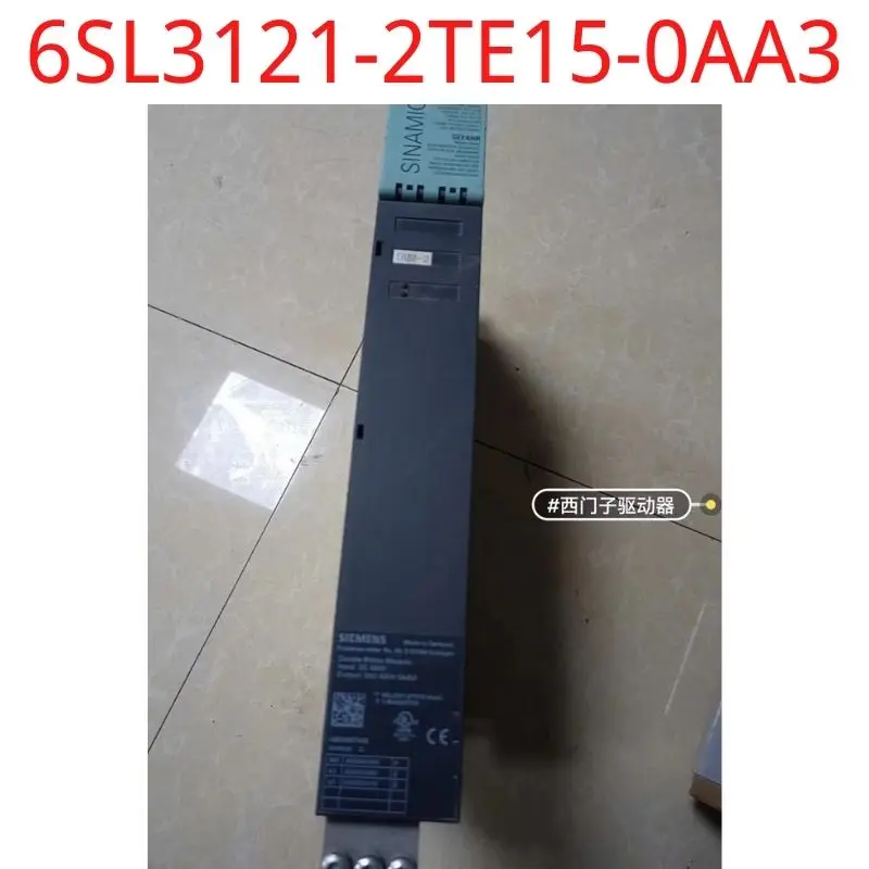 

used Siemens 6SL3121-2TE15-0AA3 SINAMICS S120 Double Motor Module input: 600 V DC output: 400 V 3AC, 5 A/5 A test ok