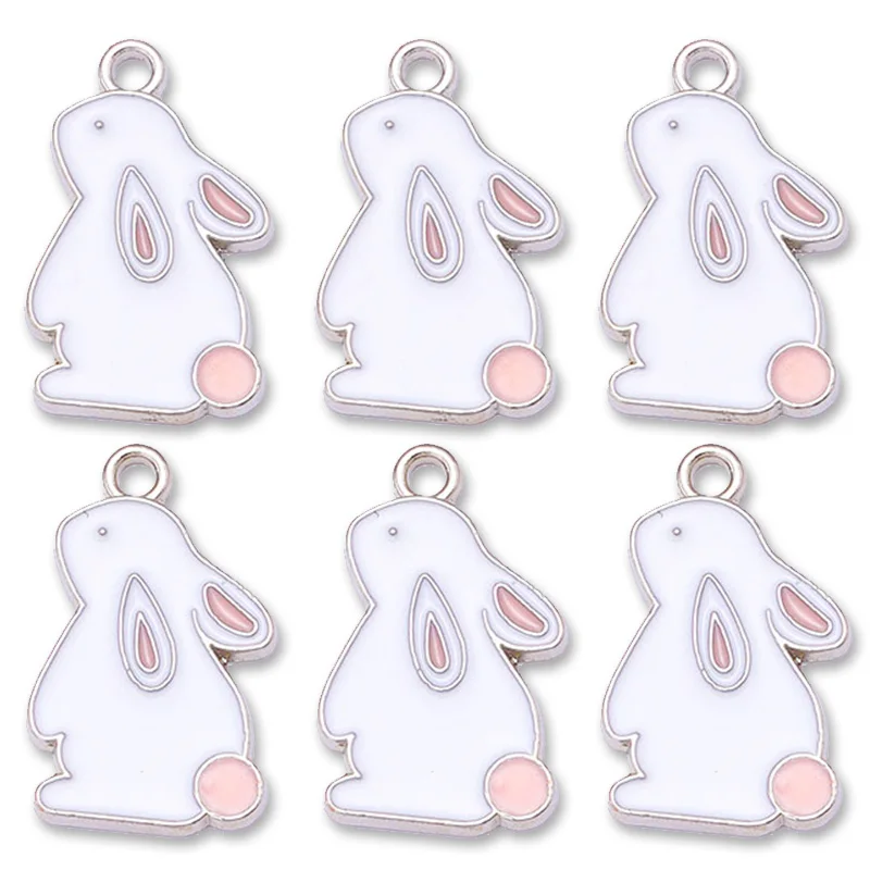 Cute Cartoon Rabbit Pendant Purple Pink Enamel Alloy Animal Charm for Jewelry Making Women's Dangle Earrings Accessories Amulet
Cute Cartoon Rabbit Pendant Purple Pink Enamel Alloy Animal Charm for Jewelry Making Women's Dangle Earrings Accessories Amulet