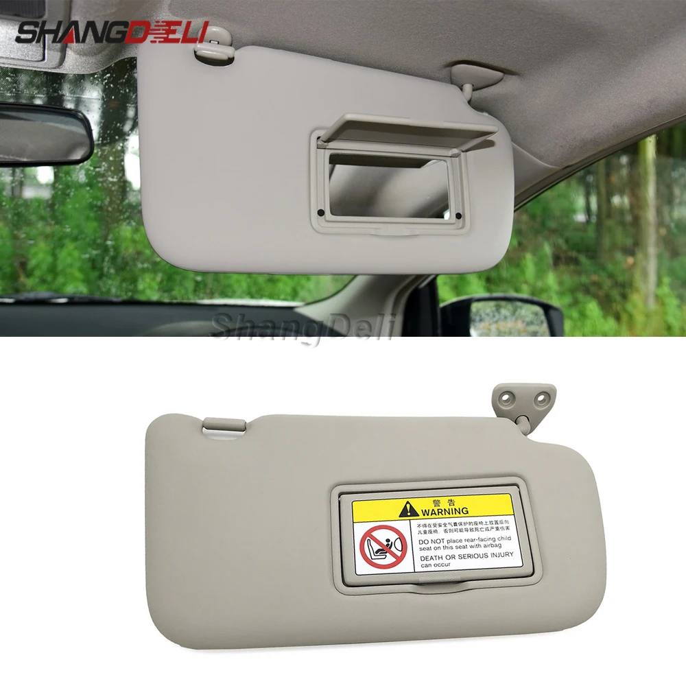 1Pc Left/Right Car Interior Sun Visor With Mirror For Nissan Tiida 2015 2016 2017 2018 2019 Gray Color
1Pc Left/Right Car Interior Sun Visor With Mirror For Nissan Tiida 2015 2016 2017 2018 2019 Gray Color