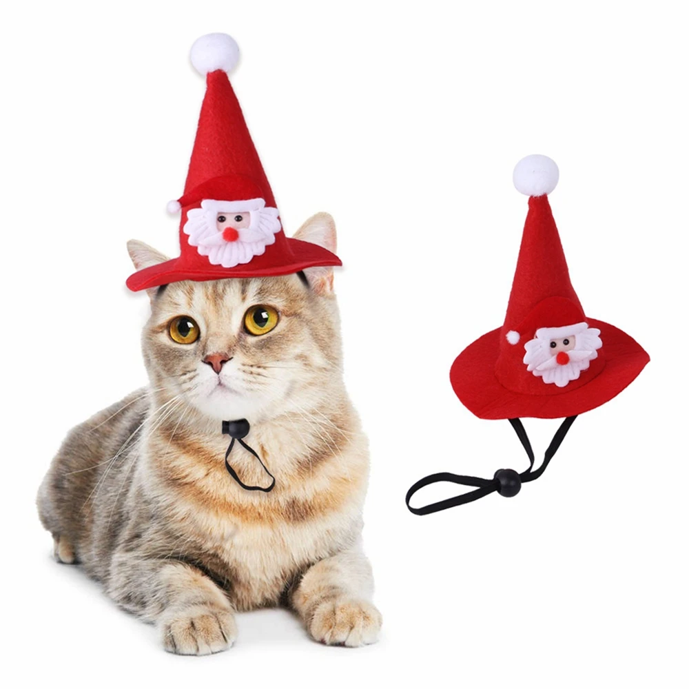 Pet Hat Christmas Holiday Dog Cat Costumes Red Santa Claus Hat for Pet Festival Party Headwear Accessories Photo Props
Pet Hat Christmas Holiday Dog Cat Costumes Red Santa Claus Hat for Pet Festival Party Headwear Accessories Photo Props