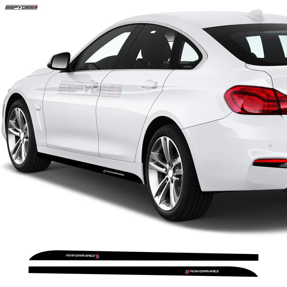 2Pcs M Performance Car Side Skirt Stripes Sticker Decal For BMW F40 F30 F20 F32 F10 F15 G20 G30 E46 E60 E90 M2 M4 Z4 Accessories
2Pcs M Performance Car Side Skirt Stripes Sticker Decal For BMW F40 F30 F20 F32 F10 F15 G20 G30 E46 E60 E90 M2 M4 Z4 Accessories
