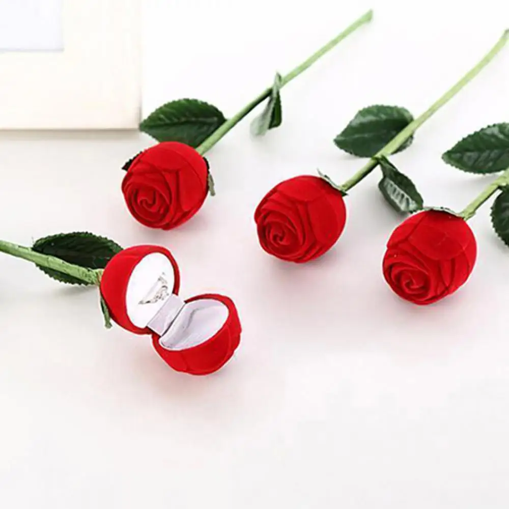 Fashion Gift Box Ring Box Romantic Rose Personalized Velvet Wedding Originality Valentines Engagement Jewellery Packaging Box
Fashion Gift Box Ring Box Romantic Rose Personalized Velvet Wedding Originality Valentines Engagement Jewellery Packaging Box