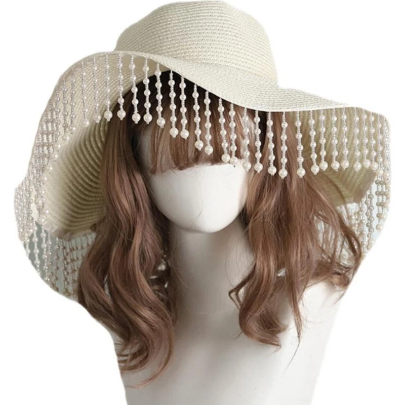 

Соломенная шляпа от солнца для девочек во французском стиле, шляпа для крещения, шляпа для чаепития, женский головной убор