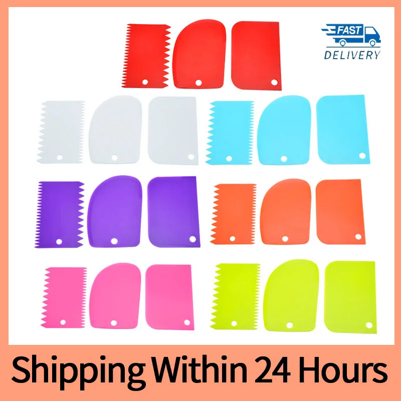 DIY Kitchen Straight Arc Tooth Shape Cream Bread Cutter3Pcs Cream Scraper Suit Plastic Cake Pasty Scraper Baking Fondant Tools
DIY Kitchen Straight Arc Tooth Shape Cream Bread Cutter3Pcs Cream Scraper Suit Plastic Cake Pasty Scraper Baking Fondant Tools
