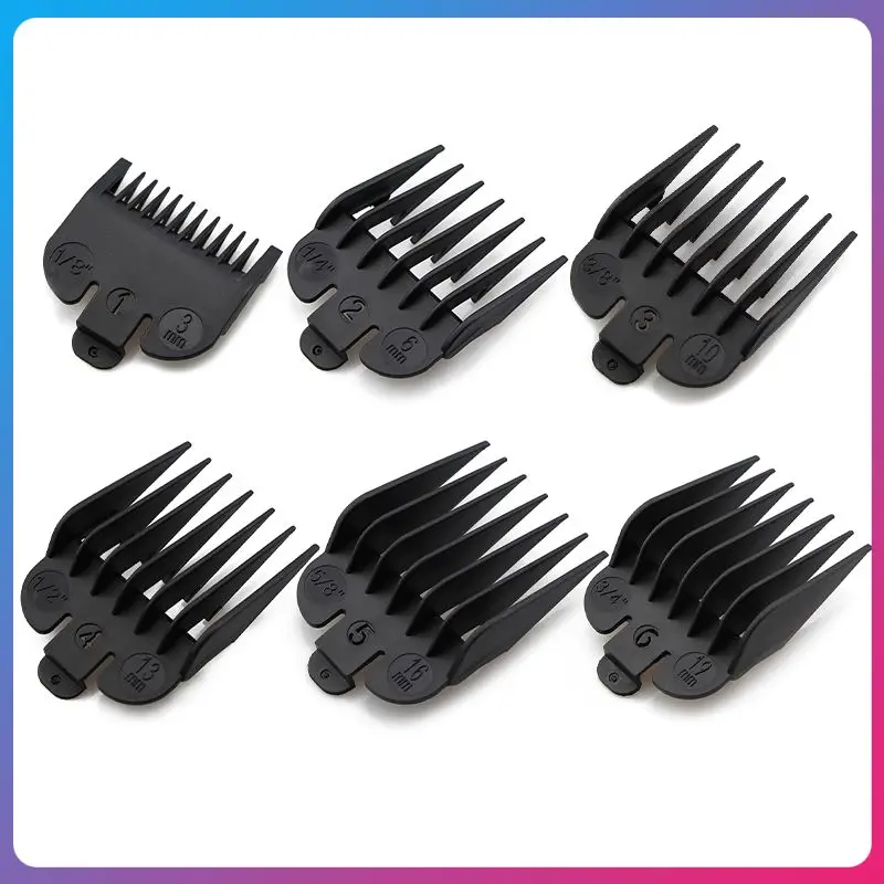 

ELECOOL 8Pcs Barber Professional Universal Hair Clipper Limit Comb Guide Attachment Size Barber Cutting Guide Combs Replacement