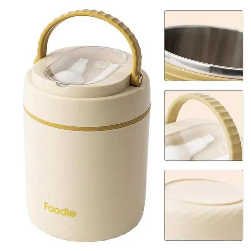 Stainless Steel Lunch Box With Spoon Thermal Food Container Vaccum Cup Insulate Bento Box Thermos Soup Container For Kids School
Stainless Steel Lunch Box With Spoon Thermal Food Container Vaccum Cup Insulate Bento Box Thermos Soup Container For Kids School