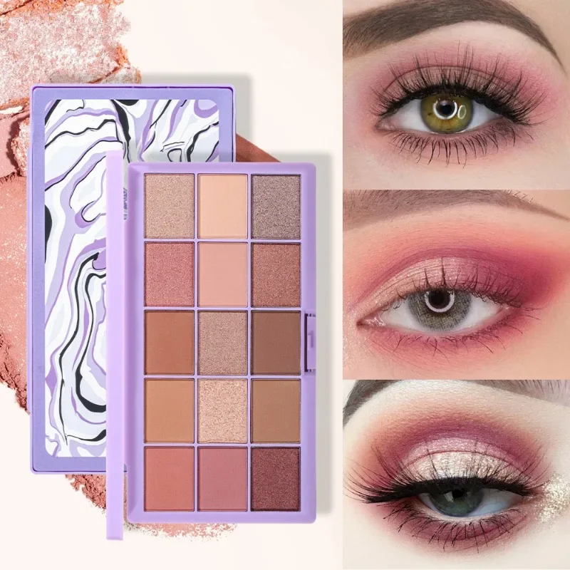 Halloween Hot Sale Matte Pearlescent Eye Shadow Tray 15 Color Daily Korean Cosmetics Eye Makeup Waterproof Easy Coloring 
Halloween Hot Sale Matte Pearlescent Eye Shadow Tray 15 Color Daily Korean Cosmetics Eye Makeup Waterproof Easy Coloring