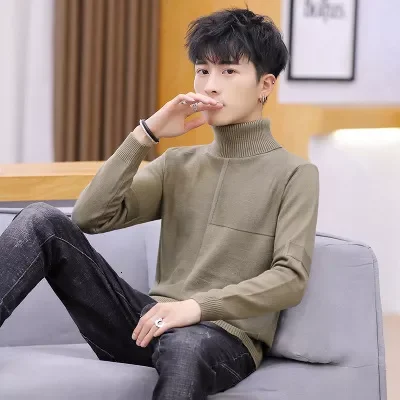 2022New New Men's Turtleneck sweaters pullover Slim Fit Solid Color Plaid Patchwork high neck sweaters Long Sleeve knitted p
2022New New Men's Turtleneck sweaters pullover Slim Fit Solid Color Plaid Patchwork high neck sweaters Long Sleeve knitted p