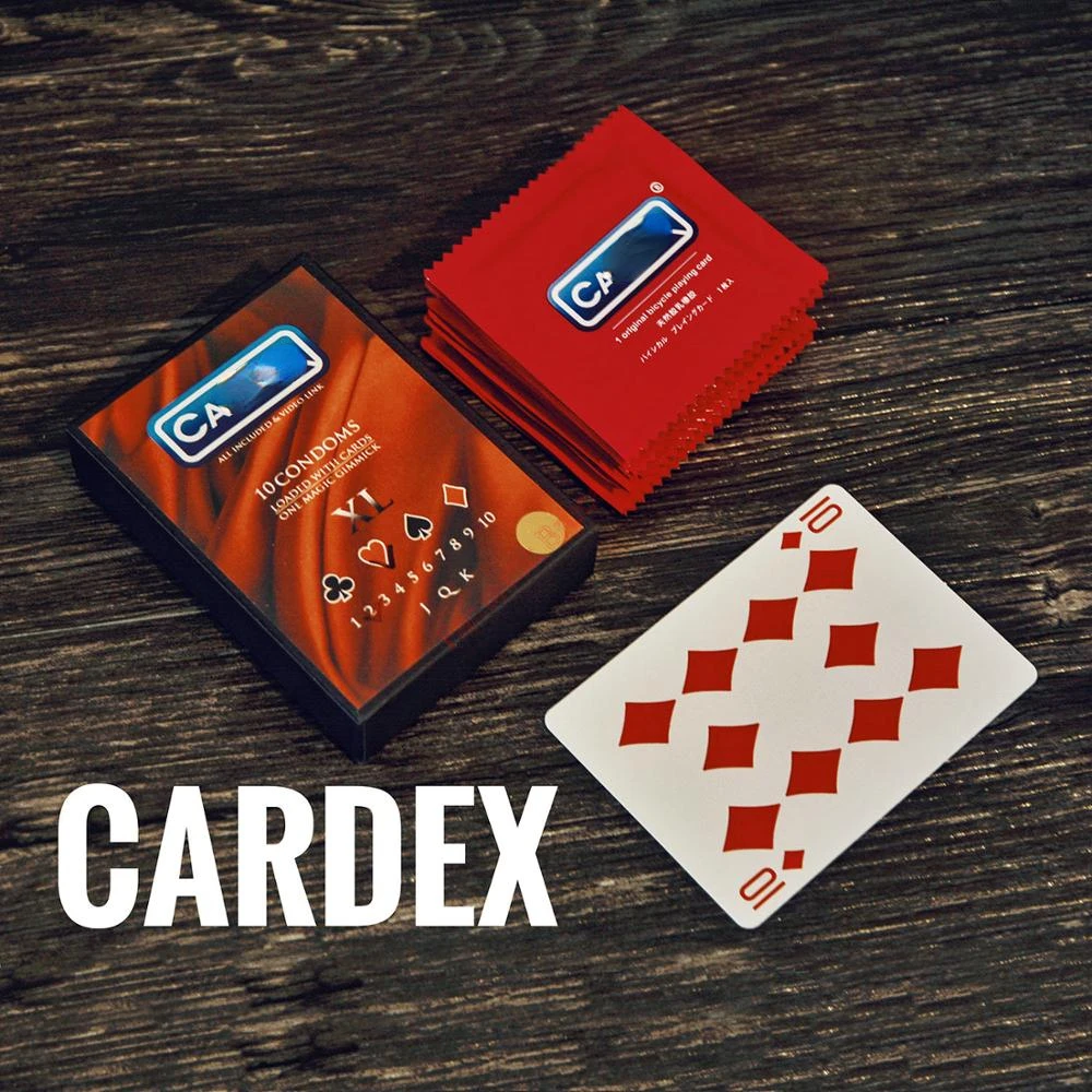 

MAGiX Cardex by Les French Twins Card Magia Magie Magicians Props Close Up Street Illusions Magic Tricks Gimmicks +Tutorial