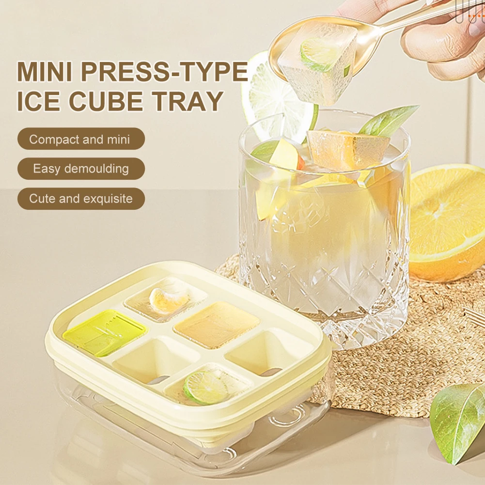 Silicone Ice Cube Tray DIY Square Ice Cube Maker With Lid Soft Bottom Ice Tray Making Mold Storage Box For Cooled Whiskey Coffee
Silicone Ice Cube Tray DIY Square Ice Cube Maker With Lid Soft Bottom Ice Tray Making Mold Storage Box For Cooled Whiskey Coffee