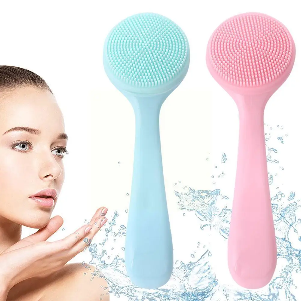 

Facial Cleansing Brush Skin Care Massage For Deep Cleaning Pore Blackhead Removing Scrub Gentle Exfoliating Cleaning Tool H4W1