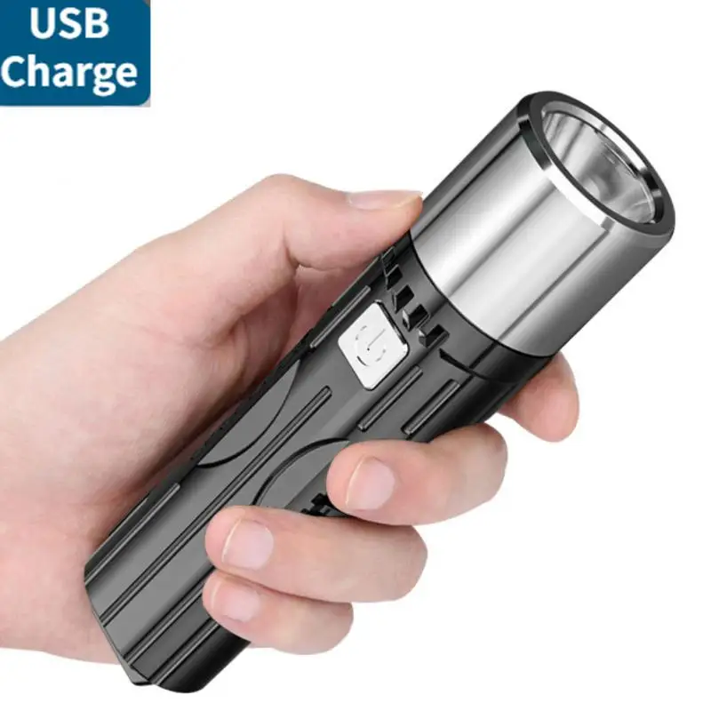 Светодиодный мини-фонарь перезаряжаемый портативный USB-фонарик с высокой мощностью, водонепроницаемый длинный фонарик для кемпинга
Светодиодный мини-фонарь перезаряжаемый портативный USB-фонарик с высокой мощностью, водонепроницаемый длинный фонарик для кемпинга