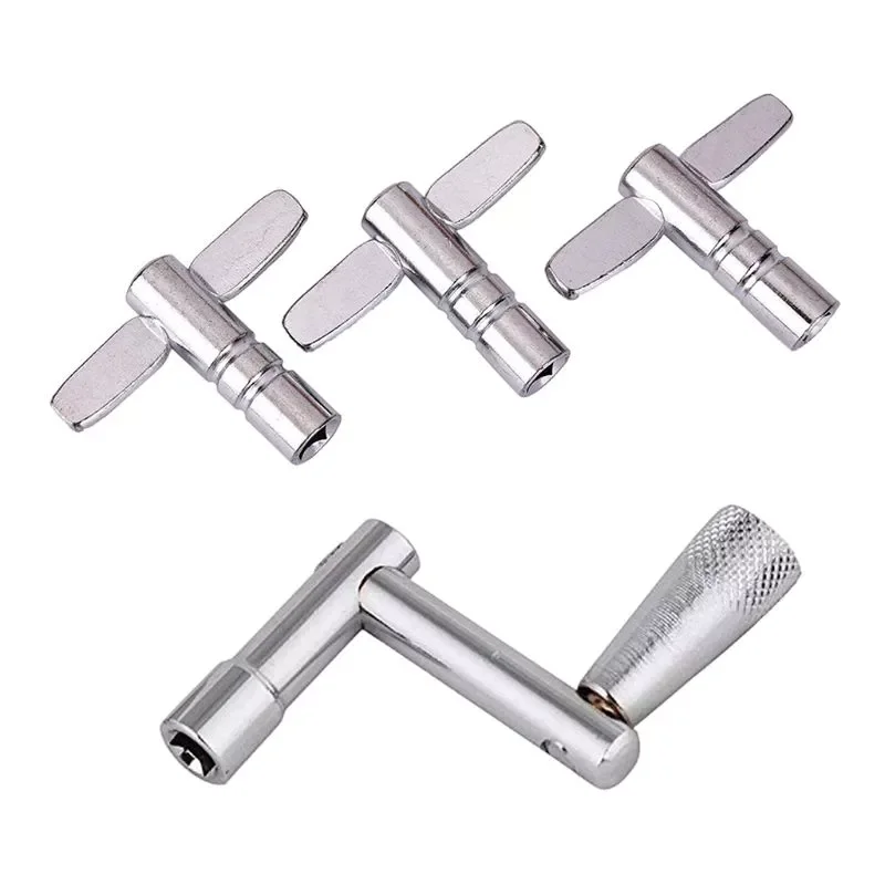 4pcs Drum Keys with Continuous Motion Speed Key Universal Drum Tuning Key Percussion Instruments Parts
4pcs Drum Keys with Continuous Motion Speed Key Universal Drum Tuning Key Percussion Instruments Parts