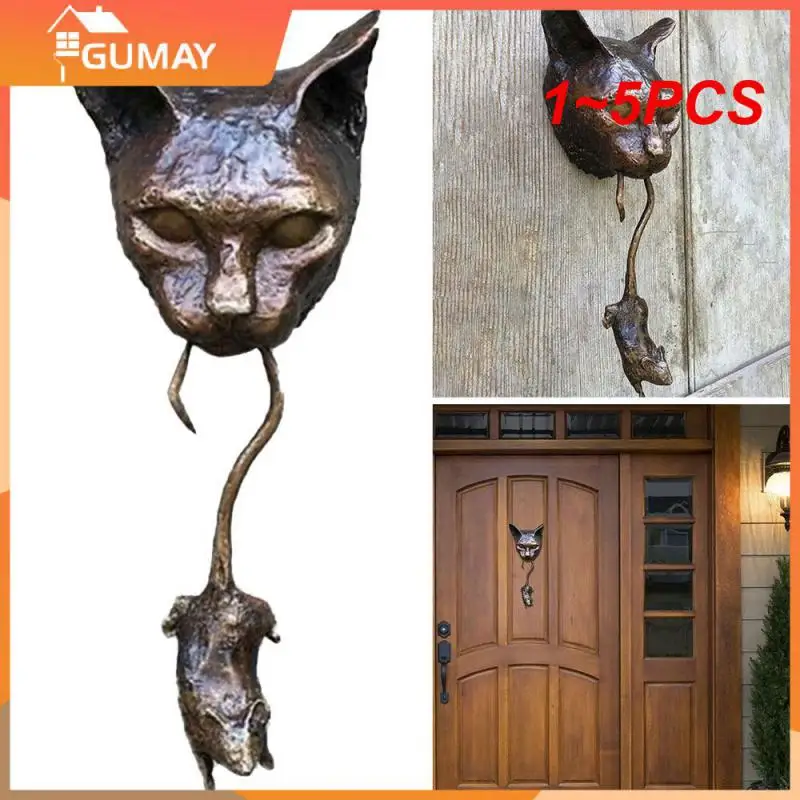 1~5PCS Cat And Mouse Door Knocker Wall Resin Ornament Vicious Cat Door Knocker Sculpture Home Outdoor Garden Decor Plants
1~5PCS Cat And Mouse Door Knocker Wall Resin Ornament Vicious Cat Door Knocker Sculpture Home Outdoor Garden Decor Plants