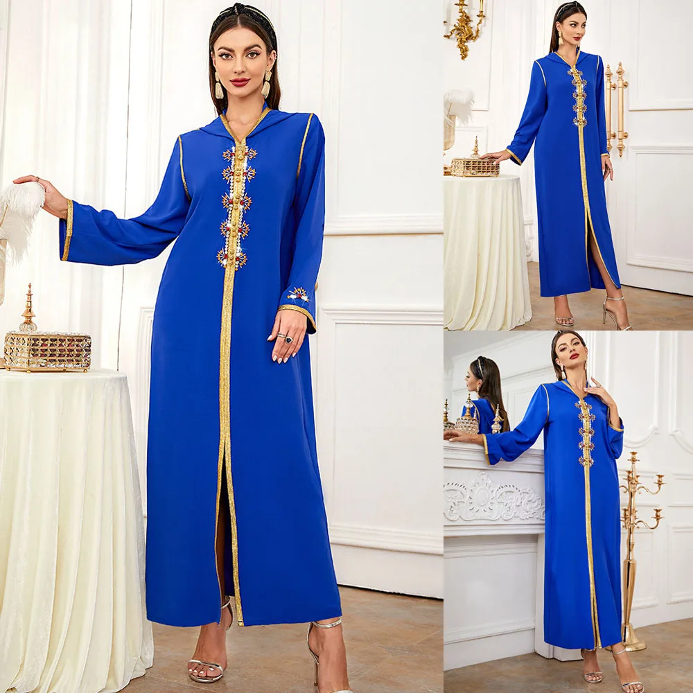 Abaya Dubai Turkish Islam Arabic Muslim Fashion Hijab Long Dress Kaftan Robe Longue Femme Maxi Dresses For Women Caftan Marocain
Abaya Dubai Turkish Islam Arabic Muslim Fashion Hijab Long Dress Kaftan Robe Longue Femme Maxi Dresses For Women Caftan Marocain