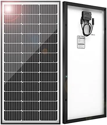 

9BB Solar Panels 12V 100 Watt Monocrystalline Solar Panel High Efficiency Solar Module PV Charge for RV Boat and Other Off Gri