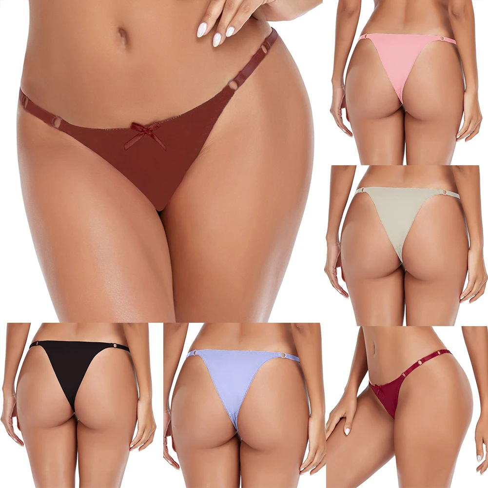 Sexy Womens Ice Silk Briefs Panties Thongs G-String Lingerie Underwear Adjustable Belt Knickers Ultra-thin Breathable Bikini
Sexy Womens Ice Silk Briefs Panties Thongs G-String Lingerie Underwear Adjustable Belt Knickers Ultra-thin Breathable Bikini